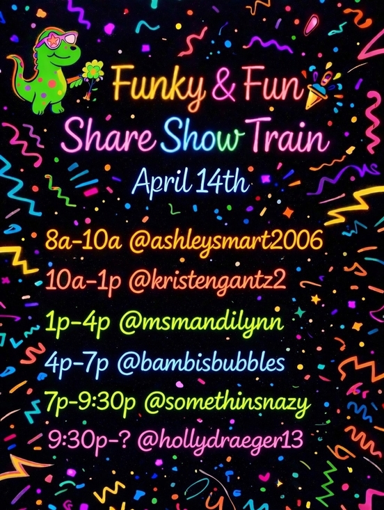 Funky & Fun Other - Funky & Fun Share Show Train 7am- 11:30pm Or Later!